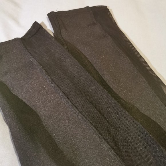 PopFit Sophia Black/Purple High-Waisted Leggings - Picture 4 of 5